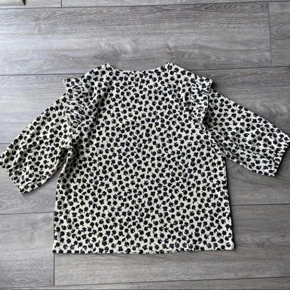 GB Fashion London Ruffle Sleeves Babydoll Top - Picture 9 of 15